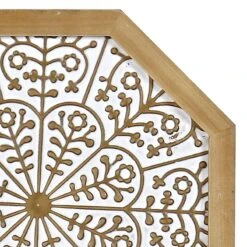 Honeybloom Brown Metal Medallion Wall Decor, 14" -Luxeframe Shop honeybloom brown metal medallion wall decor 14 1