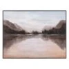 Honeybloom Framed Lake Landscape Canvas Wall Art, 48x36 -Luxeframe Shop honeybloom framed lake landscape canvas wall art 48x36 1