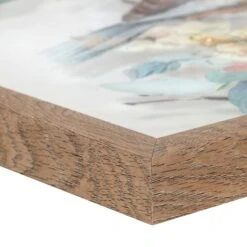 Honeybloom Glass Framed Bird Print Wall Art, 16" -Luxeframe Shop honeybloom glass framed bird print wall art 16 2