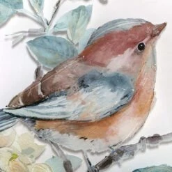 Honeybloom Glass Framed Bird Print Wall Art, 16" -Luxeframe Shop honeybloom glass framed bird print wall art 16 3