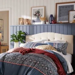 Honeybloom Glass Framed Raised Floral Print Wall Art, 19x23 -Luxeframe Shop honeybloom glass framed raised floral print wall art 19x23 4