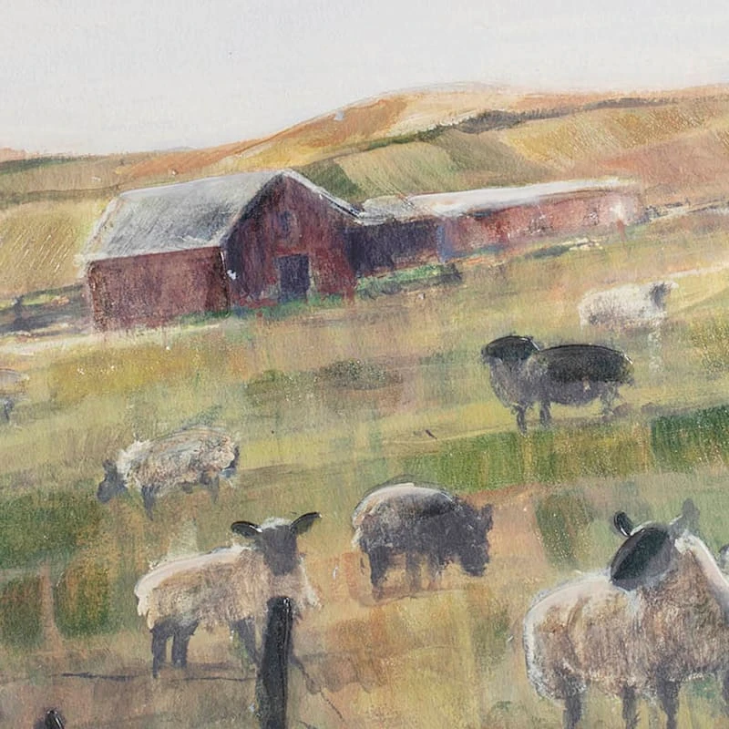 Honeybloom Sheep Canvas Wall Art, 36x24 6 Honeybloom Sheep Canvas Wall Art, 36x24 - Image 6