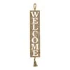 Honeybloom Welcome Beaded Wall Sign, 5x32 -Luxeframe Shop honeybloom welcome beaded wall sign 5x32 1