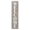 Honeybloom Welcome Wooden Wall Sign, 12x48