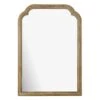 Honeybloom Wooden Framed Wall Mirror, 30x42 -Luxeframe Shop honeybloom wooden framed wall mirror 30x42 1