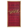 I Am An Official Wine Taster Framed Wall Art, 12x24 -Luxeframe Shop i am an official wine taster framed wall art 12x24 1