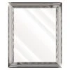 Iris Silver Framed Wall Mirror, 29x35 -Luxeframe Shop iris silver framed wall mirror 29x35 1