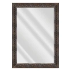 Isaac Bronze Framed Wall Mirror, 30x43