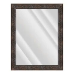 Isaac Bronze Framed Wall Mirror, 30x46.5