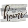 It's So Good To Be Home Wood Wall Sign, 20x13 -Luxeframe Shop its so good to be home wood wall sign 20x13 1