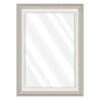 Janice Distressed Gray & White Wall Mirror, 31x43 -Luxeframe Shop janice distressed gray white wall mirror 31x43 1