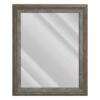 Janice Gray & White Wall Mirror, 29x35 -Luxeframe Shop janice gray white wall mirror 29x35 1