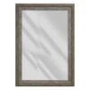 Janice Gray & White Wall Mirror, 31x43
