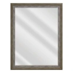 Janice Sable & Grey Framed Wall Mirror, 43x55