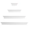 Kate 4-Piece White Wooden Ledge Set 3 Kate 4-Piece White Wooden Ledge Set -Luxeframe Shop kate 4 piece white wooden ledge set