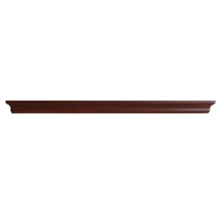 Kate Brown Wooden Crown Wall Ledge, 36"