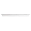 Kate Distressed White Wooden Wall Ledge, 24" -Luxeframe Shop kate distressed white wooden wall ledge 24