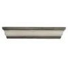 Kate Grey Wood Crown Ledge, 12" -Luxeframe Shop kate grey wood crown ledge 12