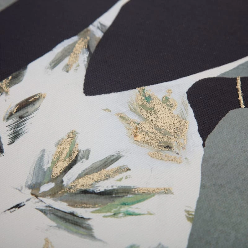 Lady In Palm Leave Dress Canvas Wall Art, 16x20 3 Lady In Palm Leave Dress Canvas Wall Art, 16x20 - Image 3