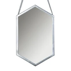 Laila Ali 3-Piece Hanging Hexagon Wall Mirror Set, 7x12 -Luxeframe Shop laila ali 3 piece hanging hexagon wall mirror set 7x12 2