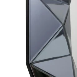 Laila Ali Blue Beveled Round Wall Mirror, 32" -Luxeframe Shop laila ali blue beveled round wall mirror 32 2