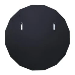 Laila Ali Blue Beveled Round Wall Mirror, 32" -Luxeframe Shop laila ali blue beveled round wall mirror 32 4