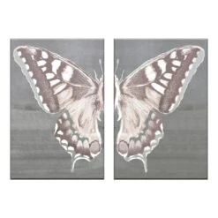 Laila Ali Butterfly 2-Piece Set Canvas Wall Art, 30x45