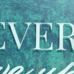 Laila Ali Framed Never Give Up On You Canvas Wall Art, 16" -Luxeframe Shop laila ali framed never give up on you canvas wall art 16 2