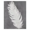 Laila Ali Grey Feather Canvas Wall Art, 16x20 -Luxeframe Shop laila ali grey feather canvas wall art 16x20 1
