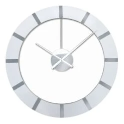 Laila Ali Metallic Round Wall Clock, 24"