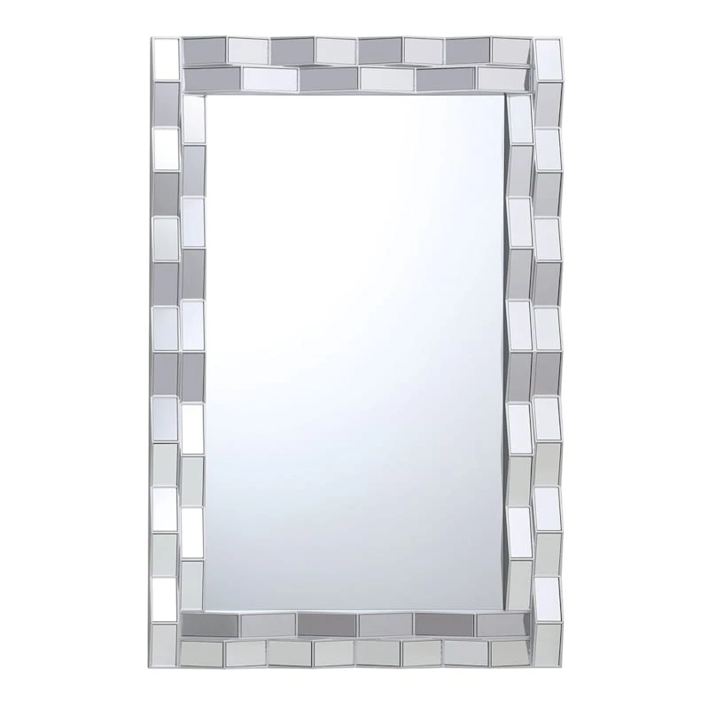 Laila Ali Ornate Silver Wall Mirror, 24x36 1 Laila Ali Ornate Silver Wall Mirror, 24x36