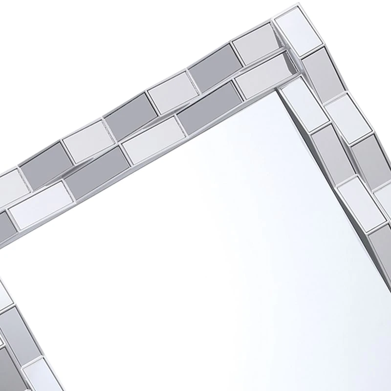 Laila Ali Ornate Silver Wall Mirror, 24x36 4 Laila Ali Ornate Silver Wall Mirror, 24x36 - Image 4