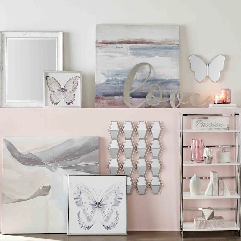 Laila Ali Silver Metal Love Cutout Wall Sign, 39x21 3 Laila Ali Silver Metal Love Cutout Wall Sign, 39x21 - Image 3