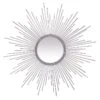 Laila Ali Silver Round Burst Wall Mirror, 24" -Luxeframe Shop laila ali silver round burst wall mirror 24