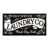 Laundry Wall Sign, 12x24 -Luxeframe Shop laundry wall sign 12x24 1