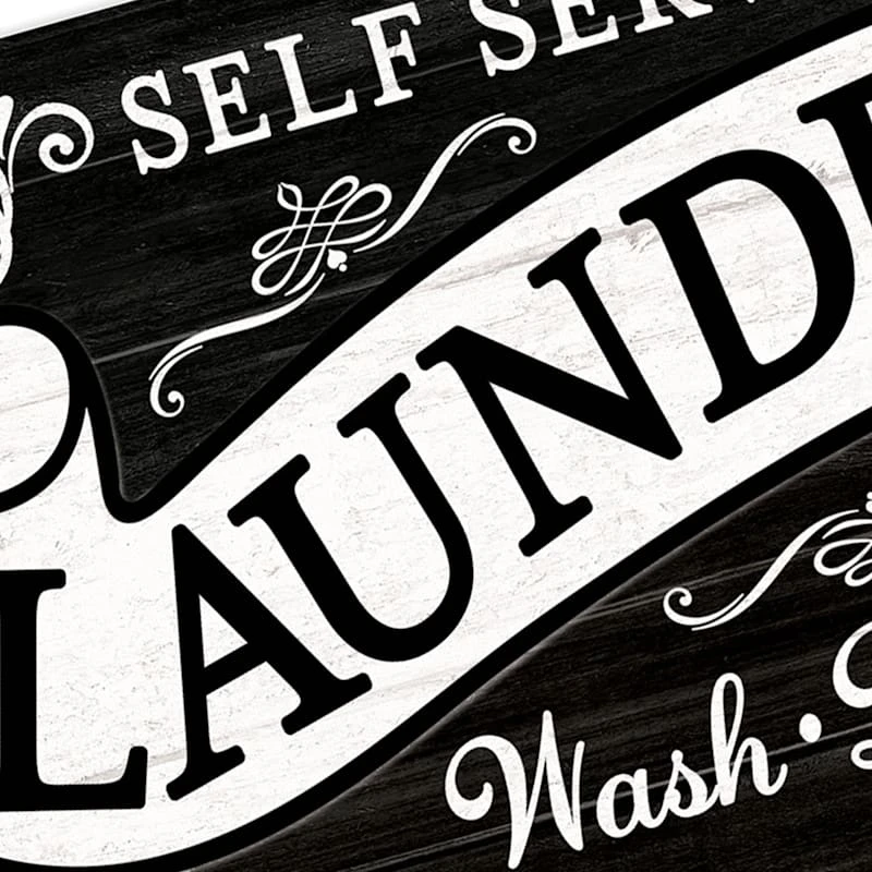Laundry Wall Sign, 12x24 2 Laundry Wall Sign, 12x24 - Image 2