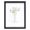 Lets Get Fizzical Framed Wall Art, 11x14 -Luxeframe Shop lets get fizzical framed wall art 11x14 1