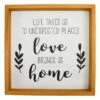 Love Brings Us Home Wall Art, 12"