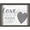 Love You To The Moon & Back Wall Sign, 11x14 -Luxeframe Shop love you to the moon back wall sign 11x14 1