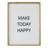 Make Today Happy Wall Sign, 15x19 -Luxeframe Shop make today happy wall sign 15x19 1