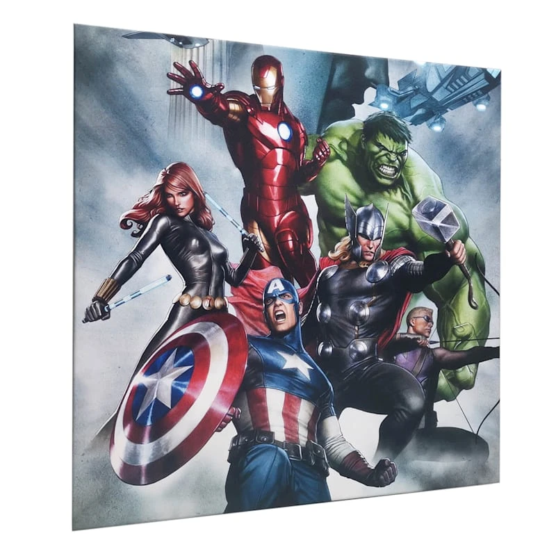 Marvel Avengers Canvas Wall Art, 16" 2 Marvel Avengers Canvas Wall Art, 16" - Image 2