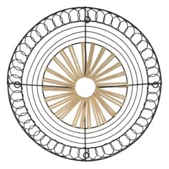 Medallion With Rope Round Wall Decor, 20"