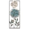 Metal Dimensional Flower Frame Wall Art, 14x36 -Luxeframe Shop metal dimensional flower frame wall art 14x36 1