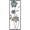 Metal Floral Frame Wall Panel, 24x12 5 Metal Floral Frame Wall Panel, 24x12 -Luxeframe Shop metal floral frame wall panel 24x12 1