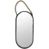 Metal Hanging Oval Wall Mirror, 8x16 -Luxeframe Shop metal hanging oval wall mirror 8x16 1