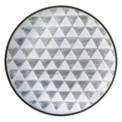 Metal Round Wall Plate, 17"