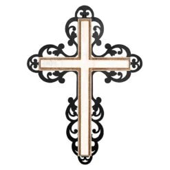 Metal Wall Cross, 12x16