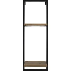 Metal & Wood Ledge Shelf, 10x32