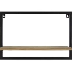 Metal & Wood Ledge Shelf, 15"