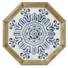 Metal & Wood Medallion Wall Decor, 14" -Luxeframe Shop metal wood medallion wall decor 14